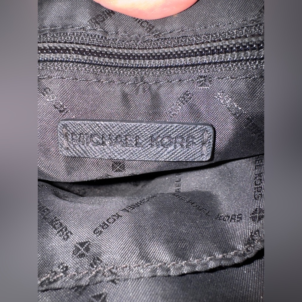 Michael Kors Black & Gold Crossbody - Picture 11 of 15